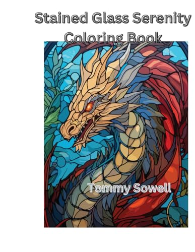 stained Glass serenity coloring book von Independently published